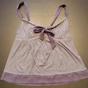 Gray Dressy Tank Top